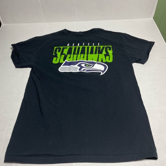 Seattle Seahawks Black T-Shirt size M - Picture 1 of 5